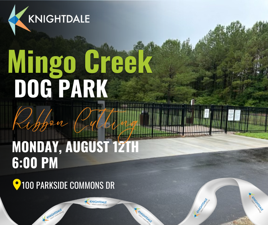 Mingo Creek Dog Park Ribbon Cutting | Town of Knightdale, NC