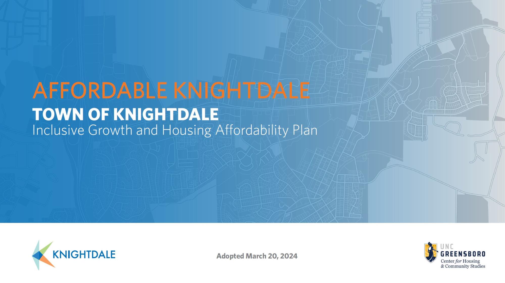 cover of Affordable Knightdale Plan