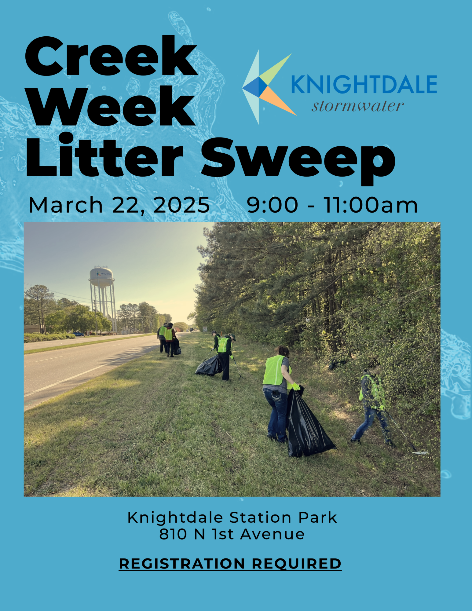 Creek Week Litter Sweep Promo 2025