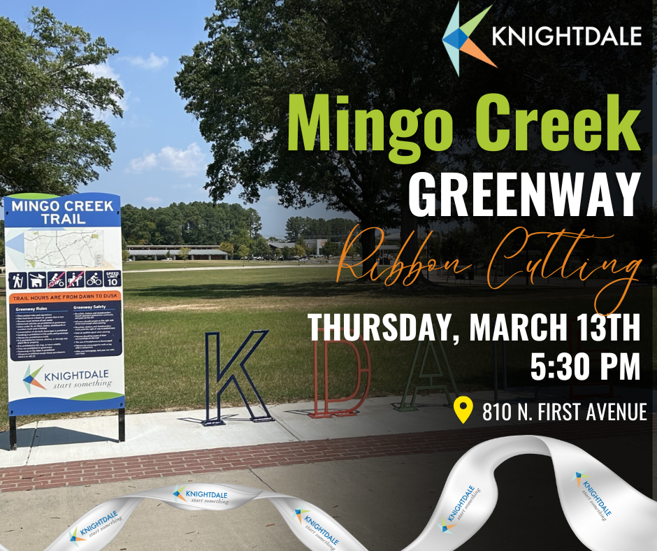 Mingo Creek Greenway Ribbon Cutting Graphic